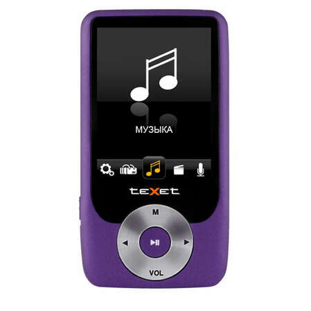 MP3-плеер teXet T79 8Гб, фиолетовый