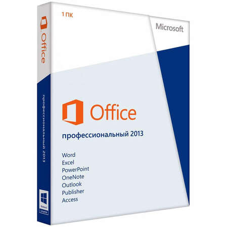 Microsoft Office Pro 2013 32-bit/x64 Russian Russia Only EM DVD No Skype (269-16355) 