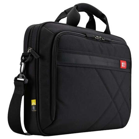 15.6" Портфель для ноутбука Case Logic DLC-115 Laptop and Tablet Case, отделение для iPad, нейлоновый, черный