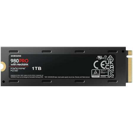 Внутренний SSD-накопитель 1000Gb Samsung 980 Pro with Heatsink (MZ-V8P1T0CW) M.2 2280 PCI-E 4.0 x4