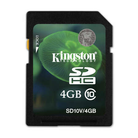 SecureDigital 4Gb Kingston Class10 (SD10V/4GB)