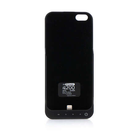 Чехол с аккумулятором для iPhone 5 / iPhone 5S Gmini mPower Case MPCI51 4200mAh, USB-out, черный