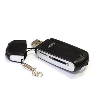 Card Reader внешний GiNZZU, (GR-312B) USB3.0 Черный