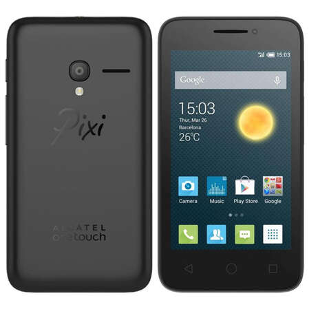 Смартфон Alcatel One Touch 4013D Pixi 3(4) Volcano Black