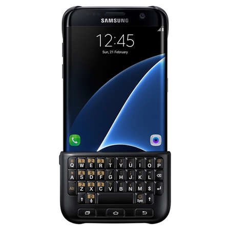 Чехол-клавиатура для Samsung G935F Galaxy S7 edge Keyboard Cover , чёрный