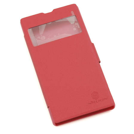 Чехол для Sony C6903 Xperia Z1 Nillkin Fresh series case красный