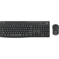 Клавиатура+мышь Logitech Wireless MK295 Silent Combo Graphite
