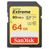 Карта памяти SecureDigital 64Gb SanDisk Extreme Pro SDXC Class 10 UHS-I V30 U3 (SDSDXVE-064G-GNCIN)