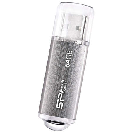 USB Flash накопитель 64GB Silicon Power Ultima II-I Series (SP064GBUF2M01V1S) USB 2.0 Серебристый