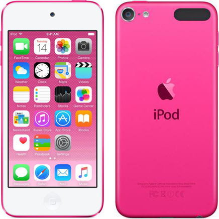 MP3-плеер Apple iPod Touch 16gb pink (MKGX2RU) 