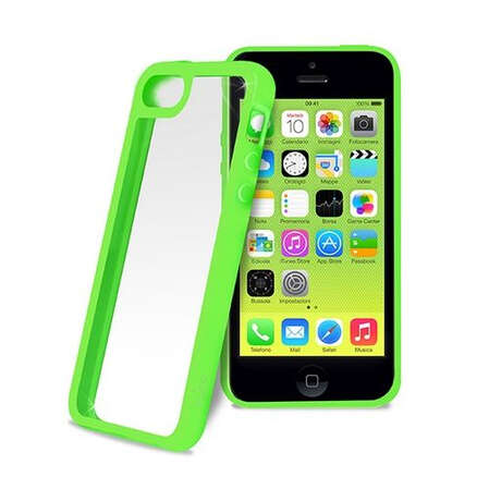 Чехол для iPhone 5c Puro Color Clear Cover зеленый (IPCCCLEARGRN)