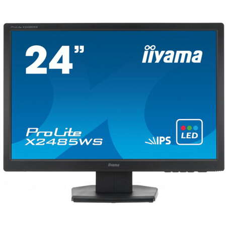 Монитор 24" Iiyama ProLite X2485WS-B1 IPS LED 1920x1200 5ms VGA DVI DisplayPort