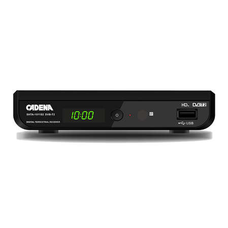 Ресивер Cadena SHTA-1511S2 черный DVB-T2