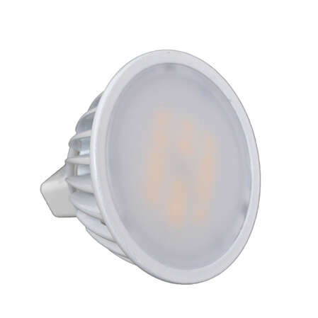 Светодиодная лампа ECOMIR MR16 GU5.3 5W 12V 43095 желтый свет, матовая
