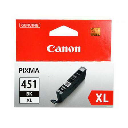 Картридж Canon CLI-451BK XL Black для MG6340/MG5440/IP7240 