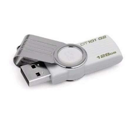 USB Flash накопитель 128GB Kingston DataTraveler 101 G2 DT101G2/128GB USB 2.0 Белый