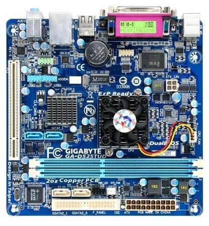 Материнская плата Gigabyte GA-D525TUD Intel Dual-core Atom D525 (1.8 GHz) 2xDDR3, Raid, GLAN Mini-ITX OEM