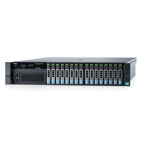 Сервер Dell PowerEdge R730 (up to 8x3.5"), E5-2640v3 (2.6Ghz) 8C 20M 8GT/s 90W, 16GB (1x16GB) 2133 SV DR RDIMM, PERC H730 1GB NV, 3No HDD, Broadcom 5720 QP 1