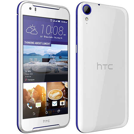 Смартфон HTC Desire 830 Dual Sim White/Blue