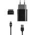 Сетевое зарядное устройство для iPad/iPhone/iPod Vertex TabLife 2,1 A, с кабелем micro USB адаптер 30Pin + Lightning черный P051S0EUBK-GR/IPD10BK/CAE