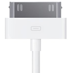 Сетевое зарядное устройство Deppa для iPhone/iPod 1A белый (23124) 30pin