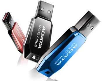 USB Flash накопитель 8GB A-Data UV100 (AUV100-8G-RBL) Blue