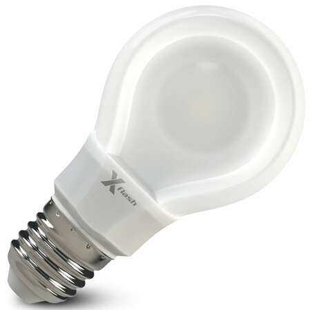 Светодиодная лампа LED лампа X-flash Bulb A60 E27 8W 220V белый свет, плоская колба