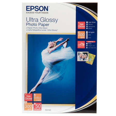 Фотобумага Epson 10x15 Ultra Glossy Photo Paper 50 л (C13S041943)