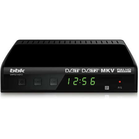 Ресивер BBK SMP021HDT2 черный DVB-T2