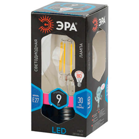 Светодиодная лампа ЭРА F-LED A60-9W-840-E27 Б0019015