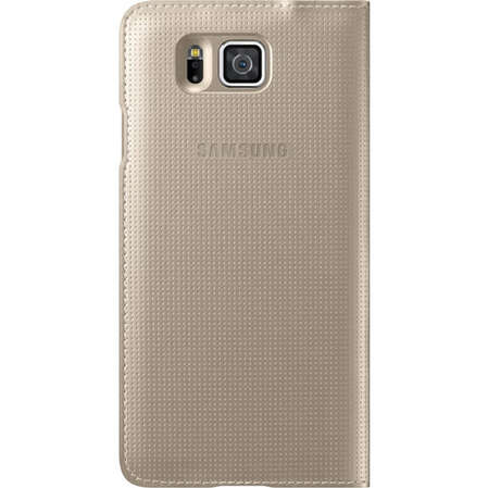 Чехол для Samsung G850 Galaxy Alpha S View Cover золотистый