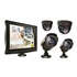 Комплект видеонаблюдения Ginzzu HS-T804KB, 2 купольных камеры Sony 700TVL, 2 уличных камеры Sony 700TVL, 1 регистратор D1 8", кабели, БП