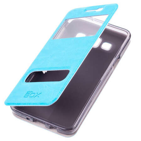 Чехол для Samsung A300F Galaxy A3 skinBOX Lux AW голубой
