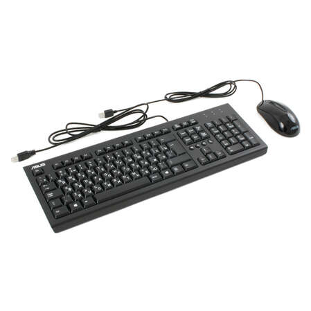 Клавиатура+мышь ASUS U2000 Black USB
