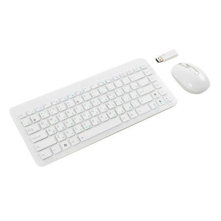 Клавиатура+мышь ASUS EEE White USB