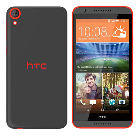 Смартфон HTC Desire 820 Dark Gray Orange