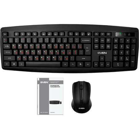 Клавиатура+мышь SVEN KB-C3100W Wireless Black USB
