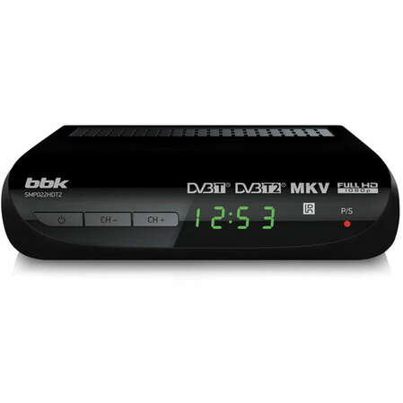 Ресивер BBK SMP022HDT2 черный DVB-T2