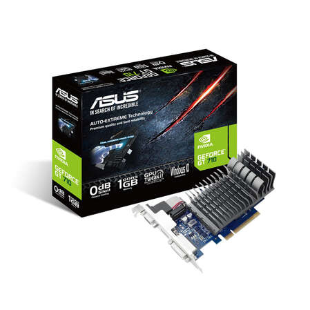 Видеокарта ASUS GeForce GT 710 1024Mb, 710-1-SL DVI, HDMI, VGA, HDCP