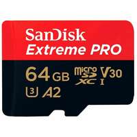 Карта памяти Micro SecureDigital 64Gb SanDisk Extreme Pro microSDXC UHS-I U3 (SDSQXCU-064G-GN6MA)