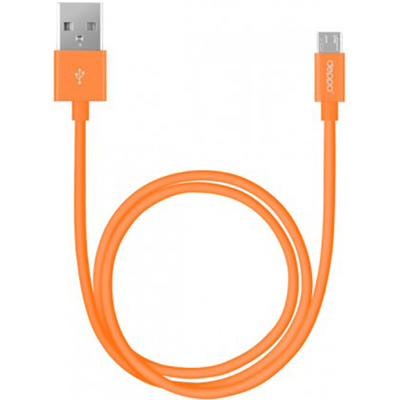 Кабель USB-MicroUSB 1.2m оранжевый Deppa (72147)