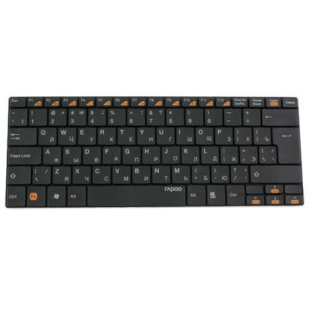 Клавиатура Rapoo E9050 Black USB ультратонкая беспроводная