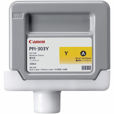 Картридж Canon PFI-303Y Yellow для PF810/IPF815/IPF820/IPF825 330ml