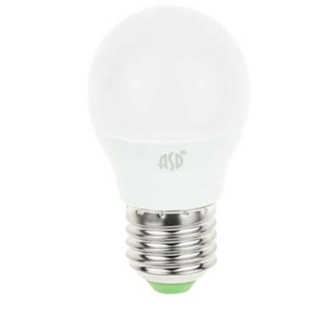 Светодиодная лампа ASD LED-ШАР-standard 3.5Вт 230В Е27 3000К 320Лм 4690612000374