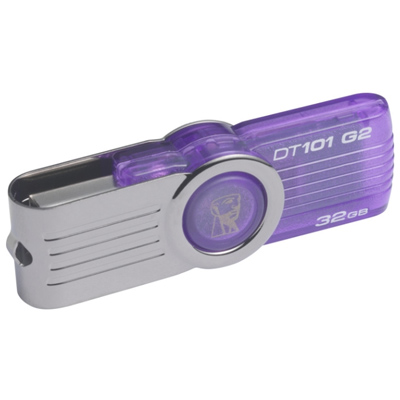 USB Flash накопитель 32GB Kingston DataTraveler 101 G2 (DT101G2/32GB) USB 2.0 Фиолетовый