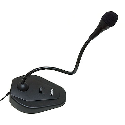 Микрофон  Dialog М-111 Black (на гибком основании)