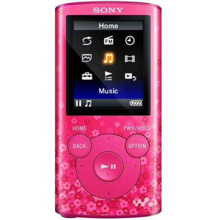 MP3-плеер Sony NWZ-E383 4Гб, розовый