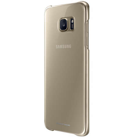Чехол для Samsung G935F Galaxy S7 edge Clear Cover, золотистый