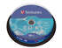 Оптический диск CDR диск Verbatim DL 700Mb 52x CakeBox 10шт. (43437)