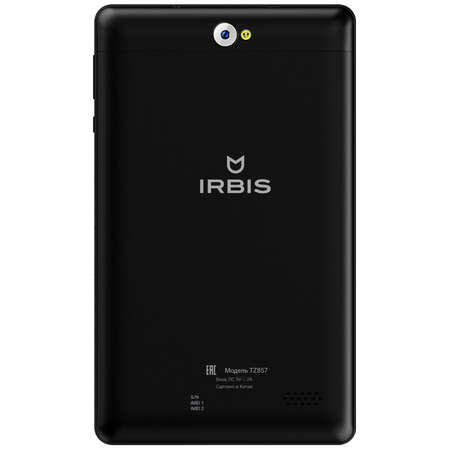 Планшет Irbis TZ857 4*1,2ГГц/1Гб/16Гб/8" 1280*800 IPS/WiFi/Bluetooth/GPS/3G/Android 6.0 черный
